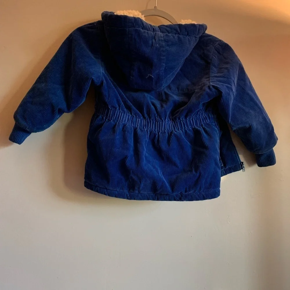 Vintage Oshkosh Kids Jacket with Hood Outerwear Coat Size 5 Zipper Winter